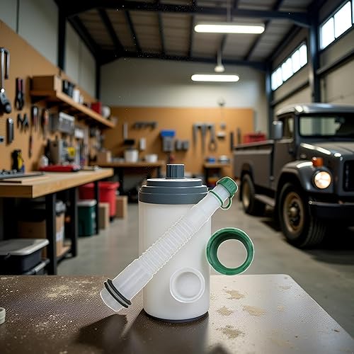 Miniatura 5 de Htppzjr Kit de boquilla y piezas de gas negro, fácil de verter, práctico, apto para la mayoría de latas de gasolina de galón, profesional, fácil de