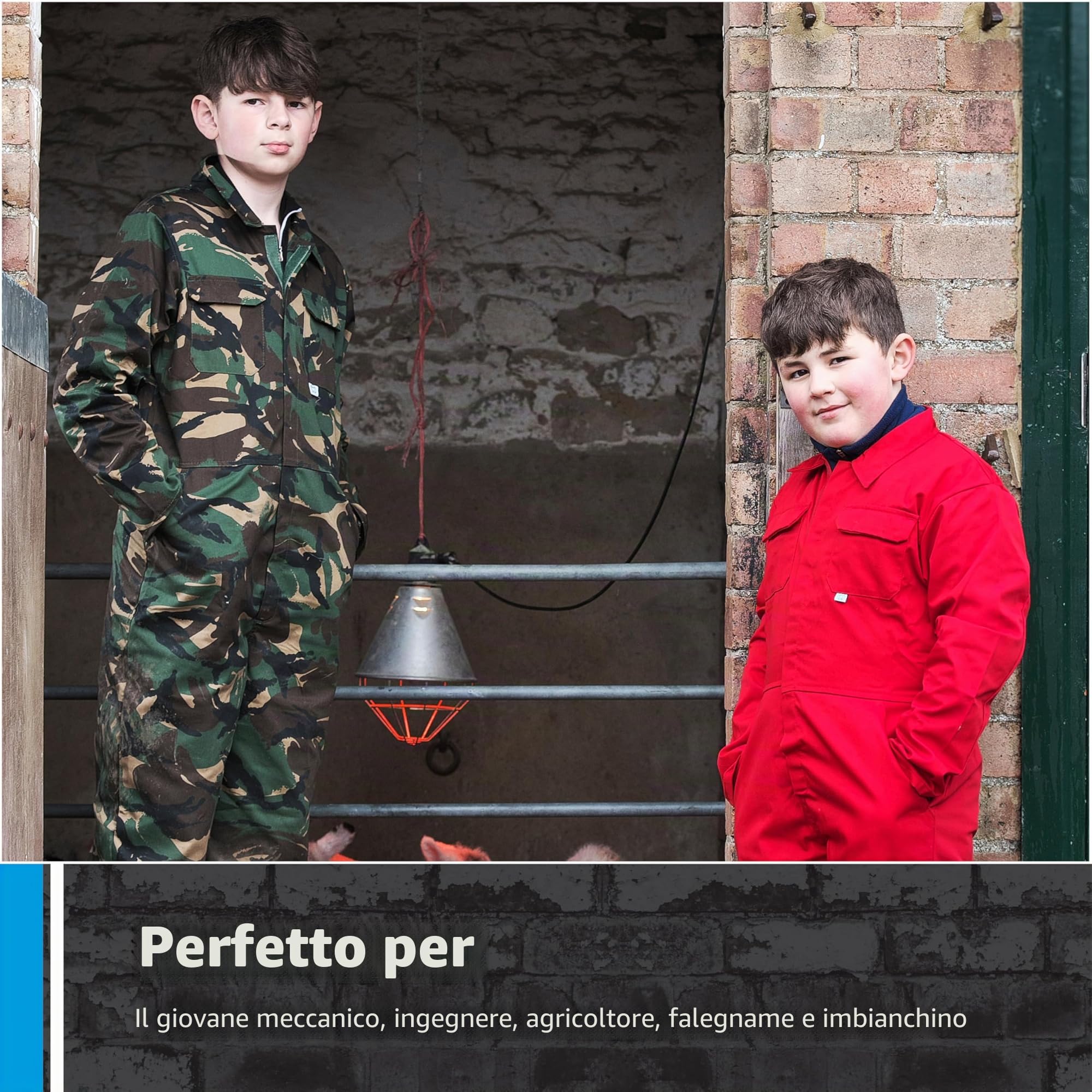 Blue Castle 333 - Tuta protettiva Tearaway, per ragazzi, blu, 333