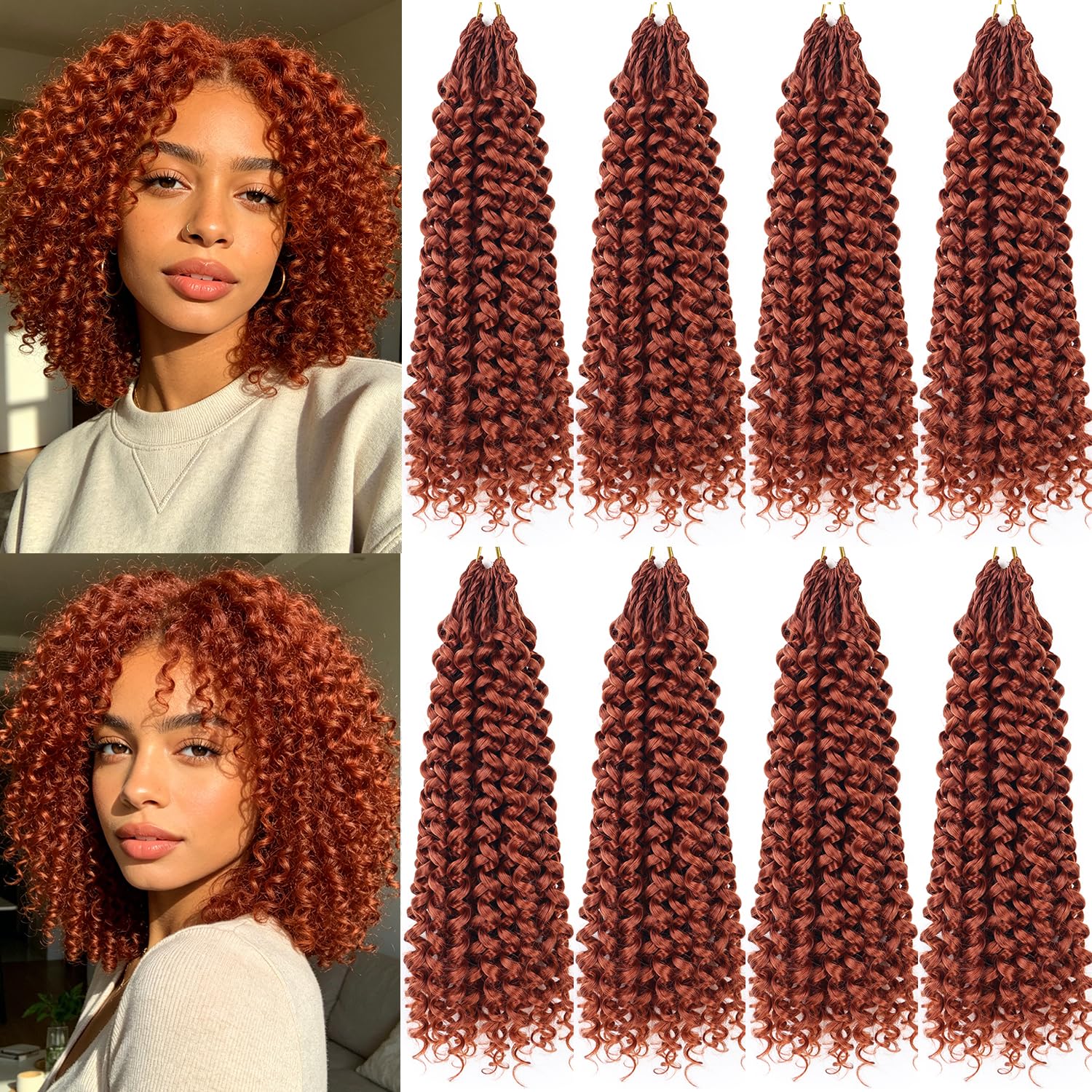 Gogo Curl Ocean Wave Crochet Hair - Deep Twist Braids