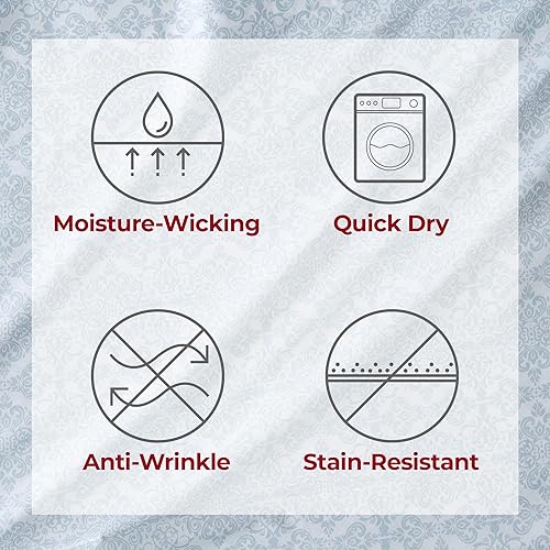 Miniatura 6 de Mellanni colección Iconic - Juego de sábanas y fundas de almohada, 3 piezas, extrasuaves, refrescantes, para mujeres, hombres, niños y adolescentes