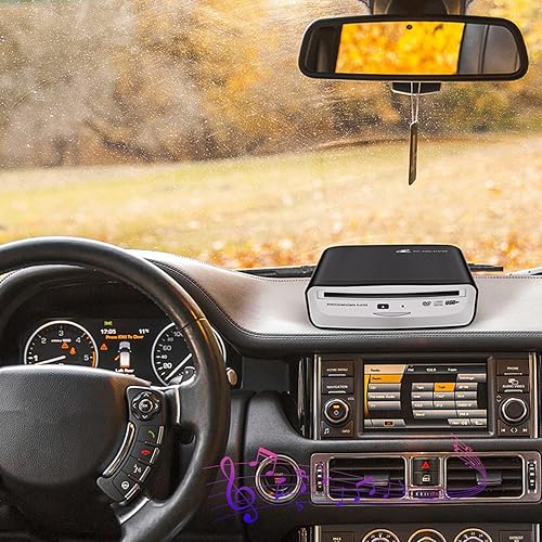 Miniatura 3 de Reproductor de CD USB para automóvil reproductores de CD portátiles externos para vehículos accesorios estéreo universales integrados para