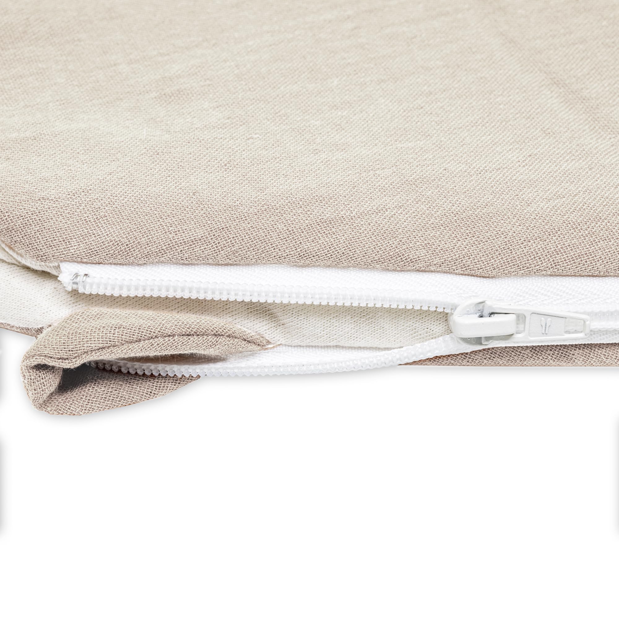 Julius Zöllner Śpiwór niemowlęcy muślinowy, ciepłe wypełnienie 2,5 TOG, nadaje się do prania w temperaturze 40°C, Made in Germany, Oeko Tex Standard 100, piaskowy, rozm. 56/62