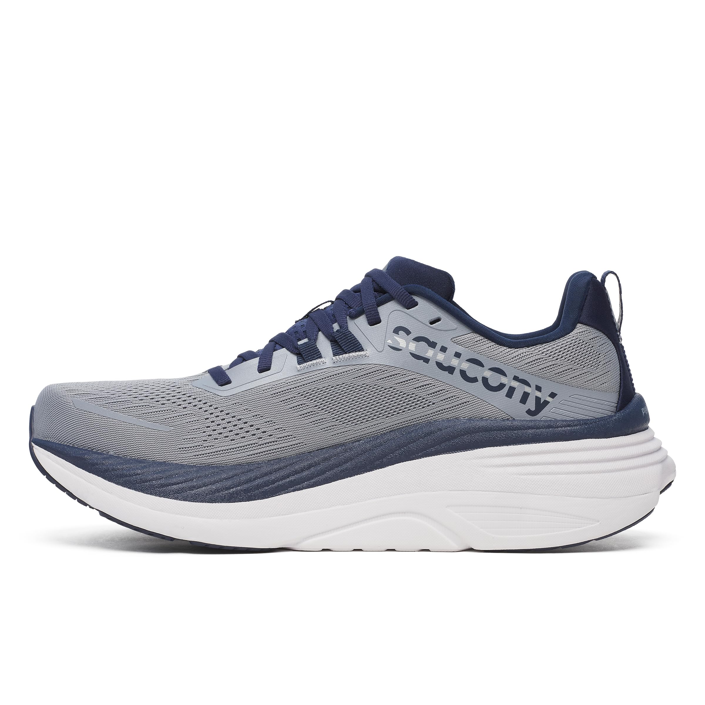 Saucony Men's Hurricane 24 Sneaker, Flint/Navy, 11.5