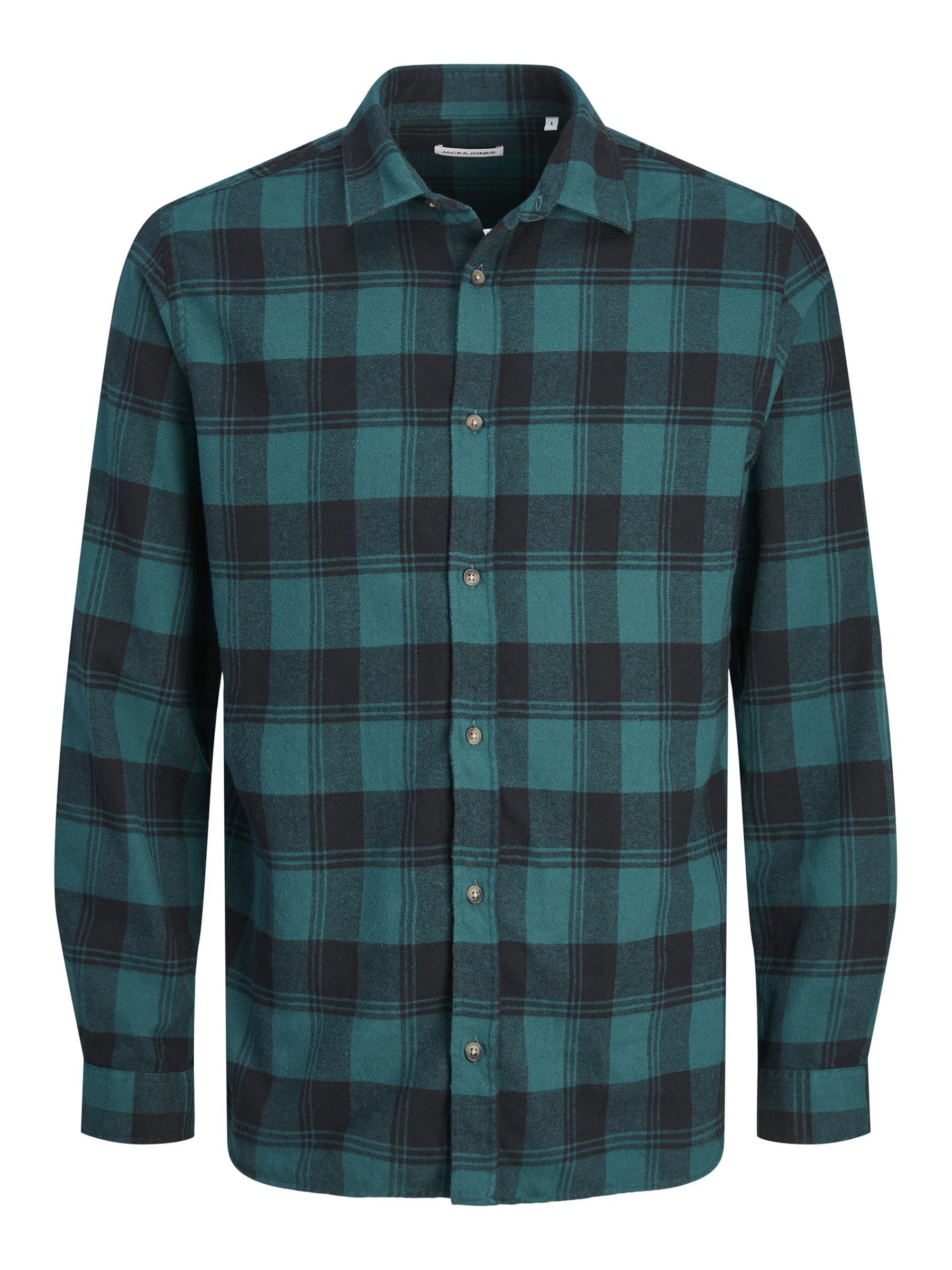 JACK & JONES Jjjoshua Fall Buffalo Shirt LS Camisa Casual para Hombre