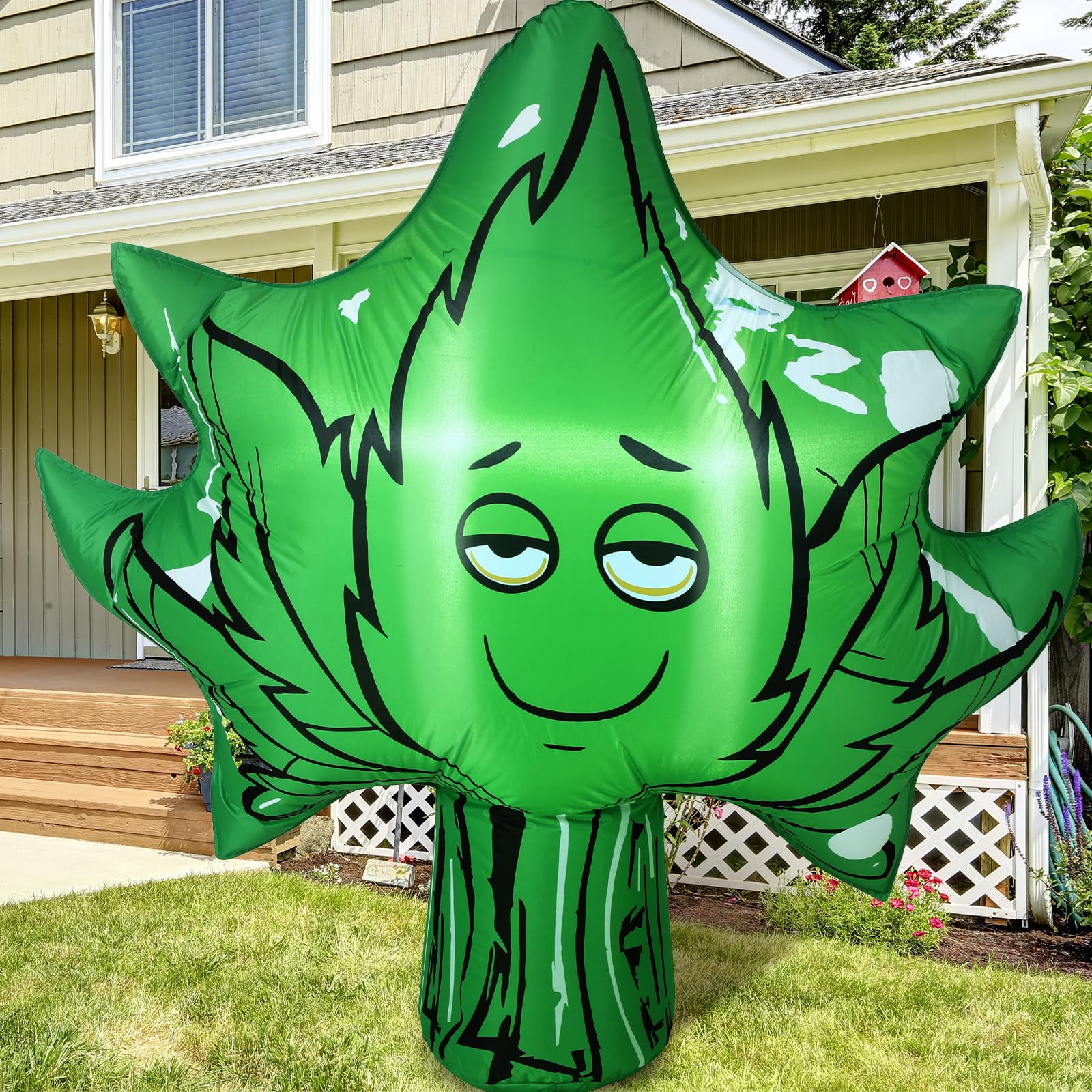 Leaves Inflatable Amazon.com: Libima 3.6 ft 420 Inflatable Decor Giant LED Leaves Blow ...