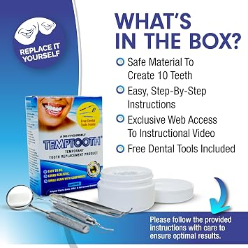 Temptooth - Temporary Tooth Replacement Product