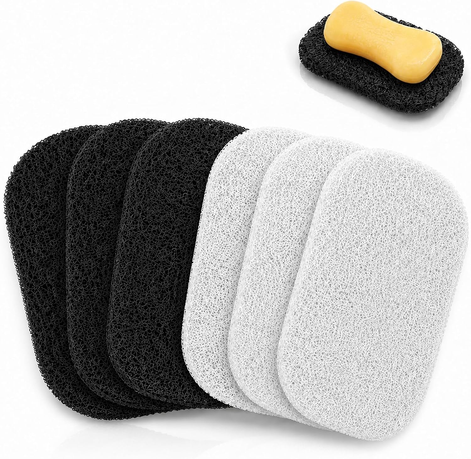 6 PCS Soap Saver Pad, Soap Savers for Bar Soaps Holders