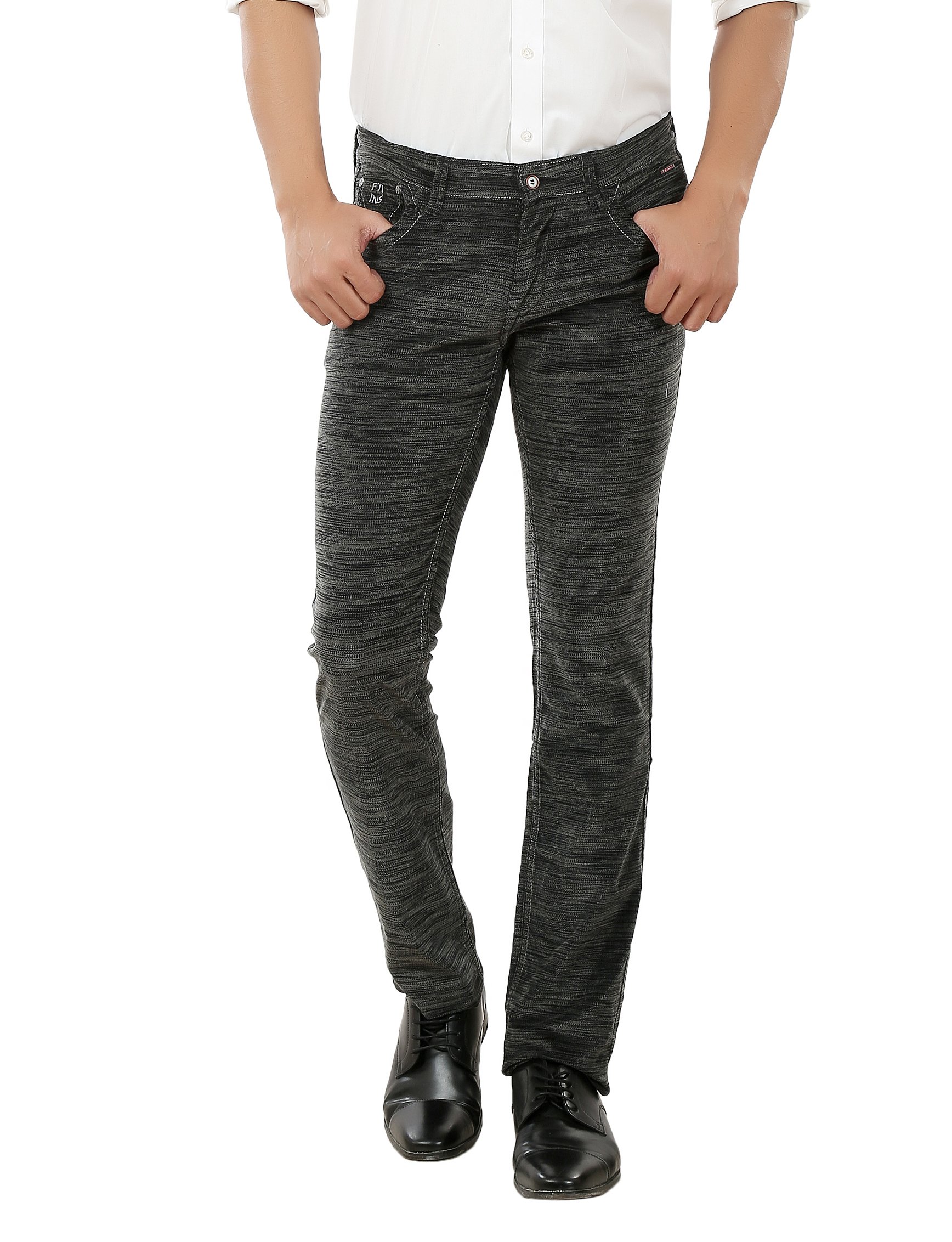 FROD Men's Stretchable Slim Fit Denim