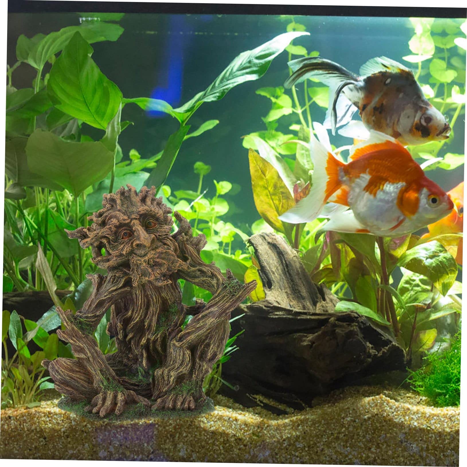 Angoily 1stück Kreative Fisch Tank Resin Dekoration Mit Versteck Für Garnelen Und Fische Realistische Aquarien Landschaftsgestaltung Für Hauswärmung Und Aquarienliebhaber