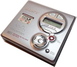 Sony MZ-R55 Walkman Lettore Minidisc Portatile &ndash; Argento &ndash; Testato Funzionante