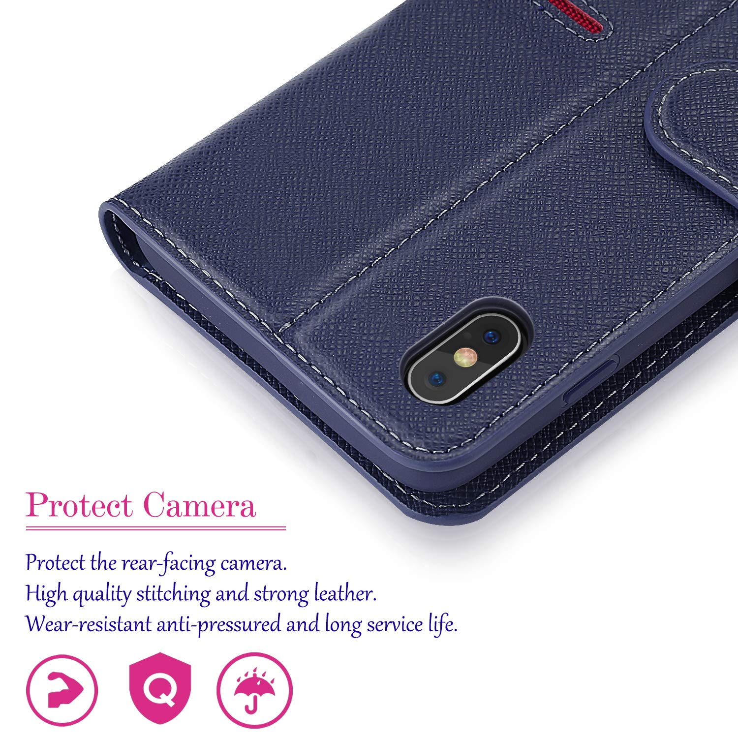 Amazon.co.jp: iPhoneX iPhoneXS ケース手帳型 MILAN NICE Gebei