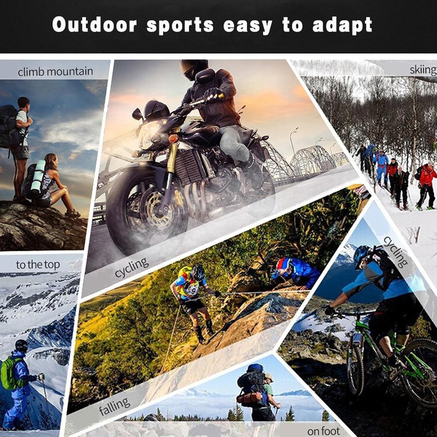 Full Finger Touch Screen Motorcycle Glove Motocross Dirt Bike Gloves for Men Women: Sports & Outdoors