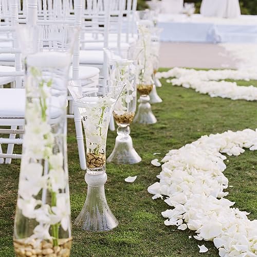 Vista 43 de 1000 pétalos de rosa artificiales para bodas, pétalos de flores, noche romántica para ella/él, compromiso, decoraciones de flores, eventos, fiestas