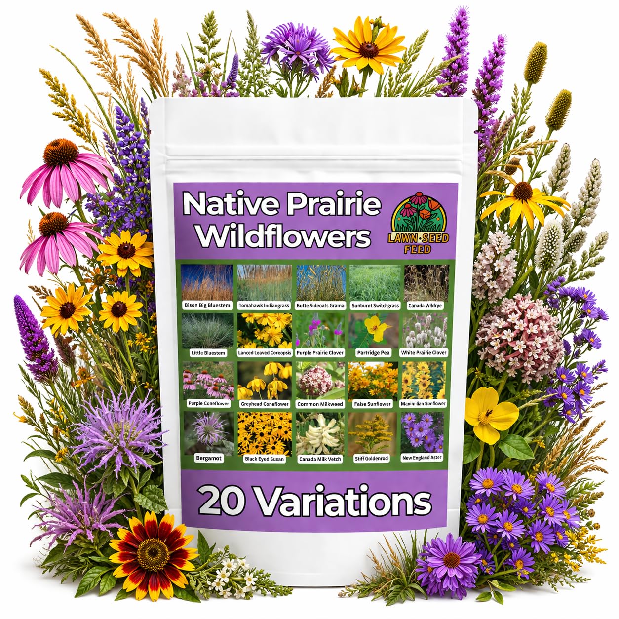 Lawn Seed Feed Native Prairie Mix