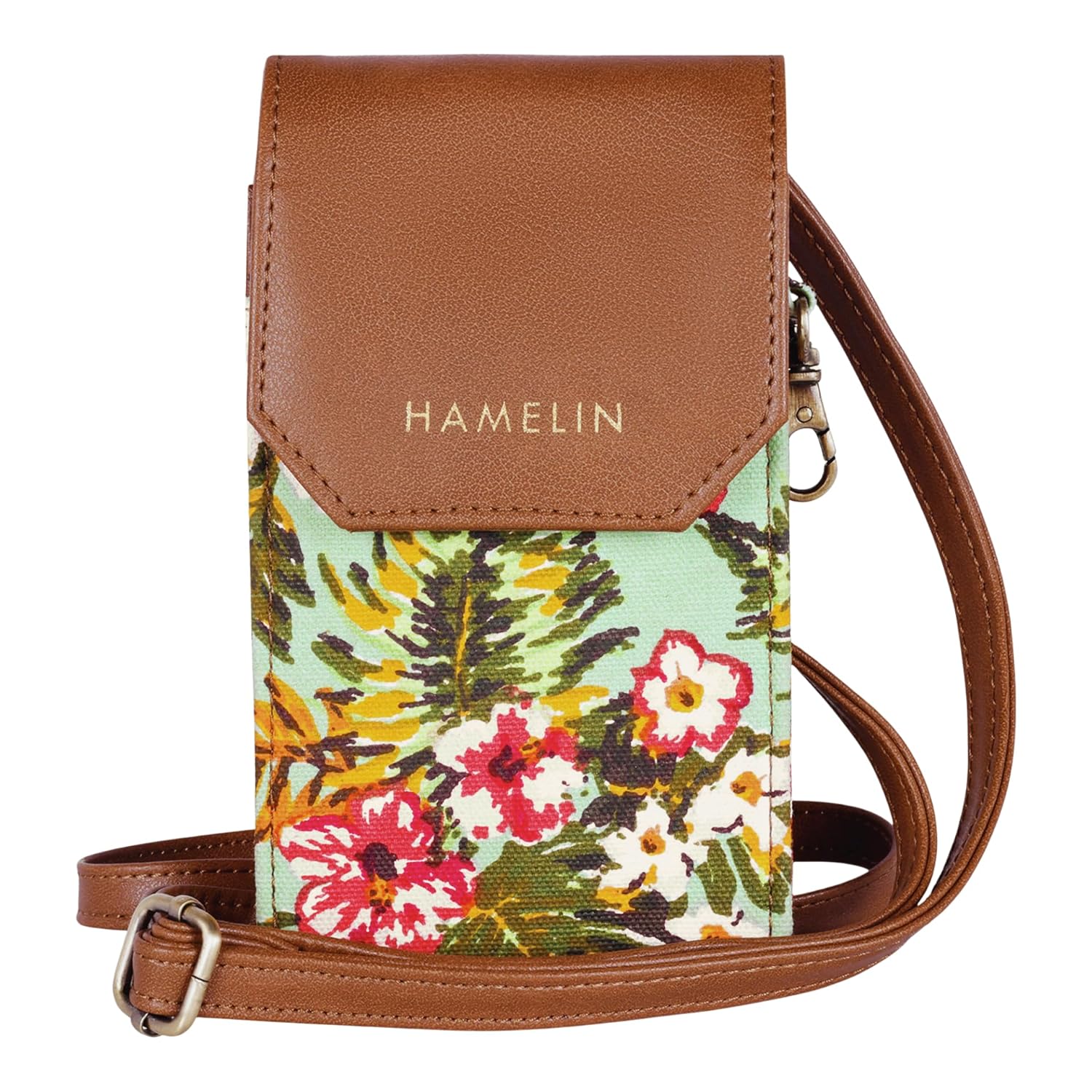 HAMELIN Small Crossbody Mobile Sling Bag for Women |Stylish Phone Pouch with Detachable & Adjustable Strap |Mobile Purse|Versatile Cell Phone Pouch for Girls | Ideal Gift For Woman