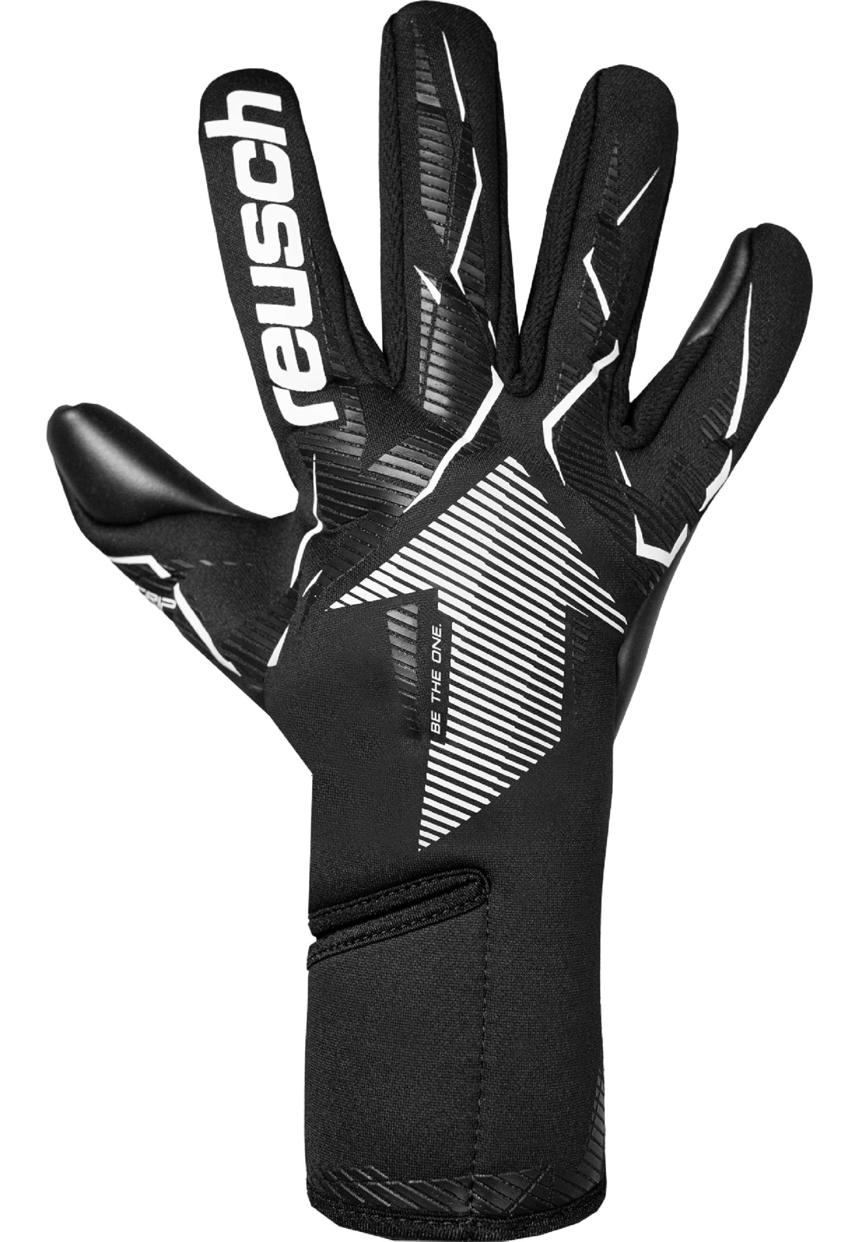 Reusch Guantes de Portero para Hombre y Adulto | Agarre Fuerte, Durabilidad y Ajuste preciso | Transpirables | para Entrenamiento y Juego | césped Artificial, césped Natural y Campo Duro | tamaño 7,5