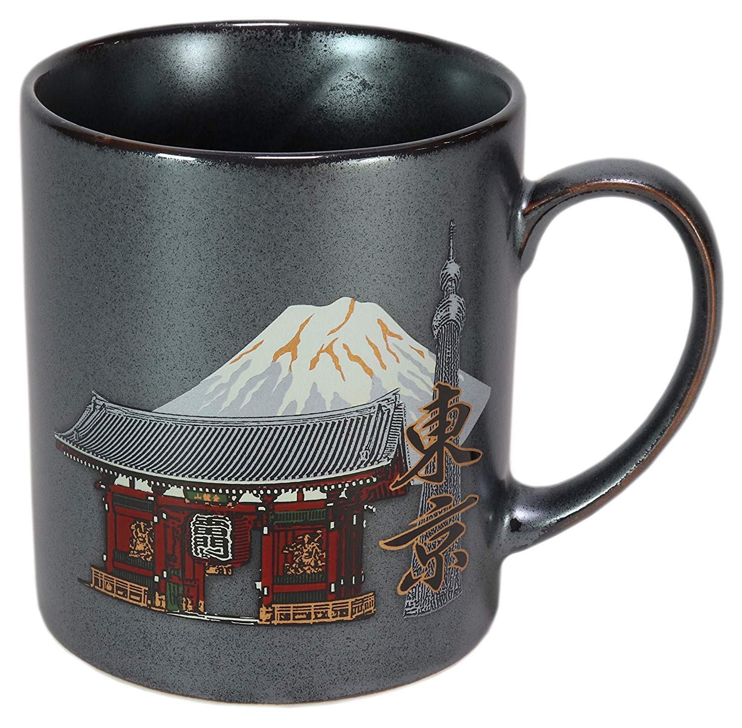 Amazon.com: せともの本舗Ukiyo-e Iron Crystals, Mt. Fuji Tokyo, 3.1