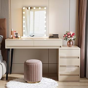 Amazon.com: Beige Vanity