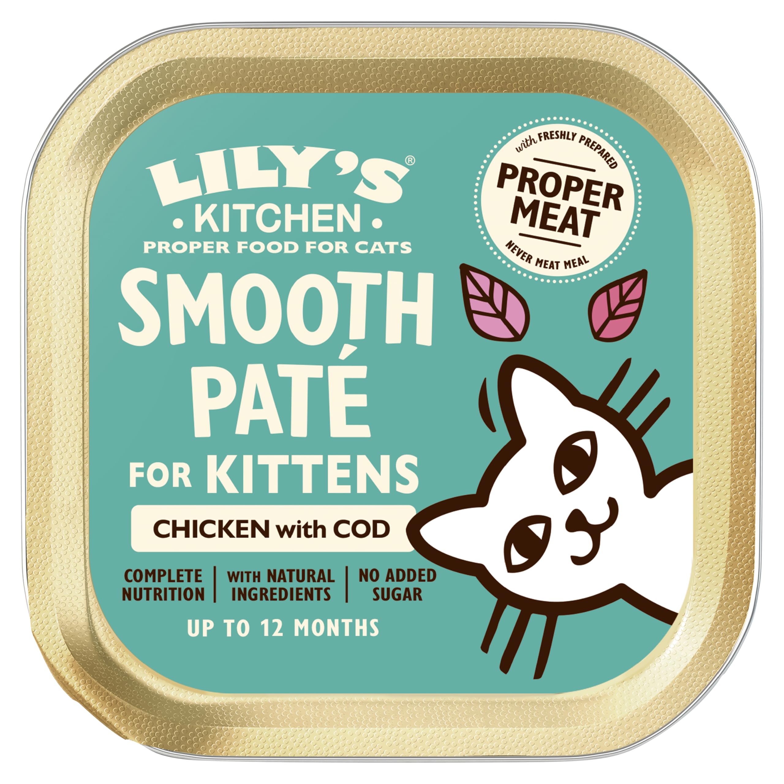 Lily's Kitchen Smooth Chicken with Cod Paté Complete Nutrition Kitten Food, 85 g — image 1