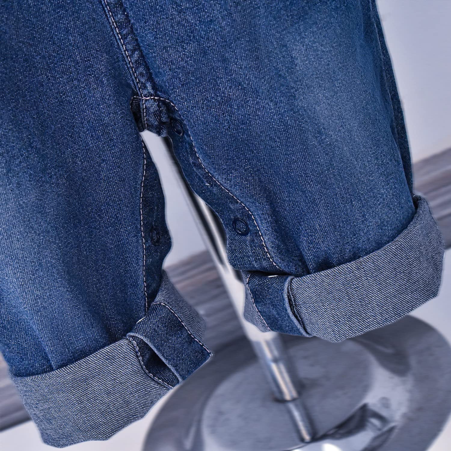 Peacolate 3m-3 años Bebés, bebés, niños pequeños, overoles de mezclilla, babero, pantalones, jeans