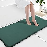 Vista 32 de Smiry Alfombra de Baño de Espuma Viscoelástica 47x24, Alfombras de Baño Extra Suaves y Absorbentes, Alfombra Antideslizante Lavable para Suelo, Gris
