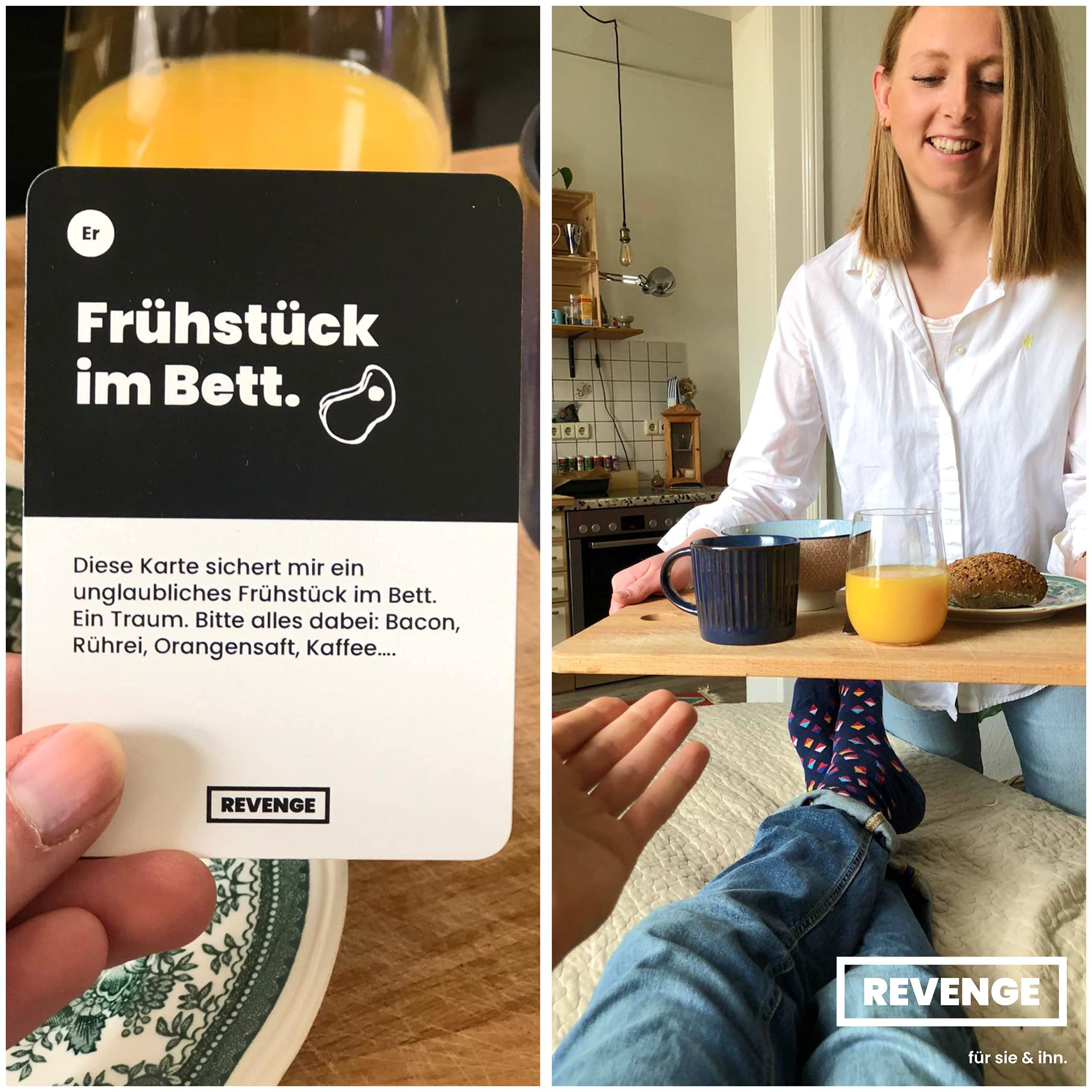 Revenge - das Kartenspiel für Paare - das Kartenspiel, um den Alltag auf EIN neues Level zu bringen - Kartenspiel - Witziges Spiel