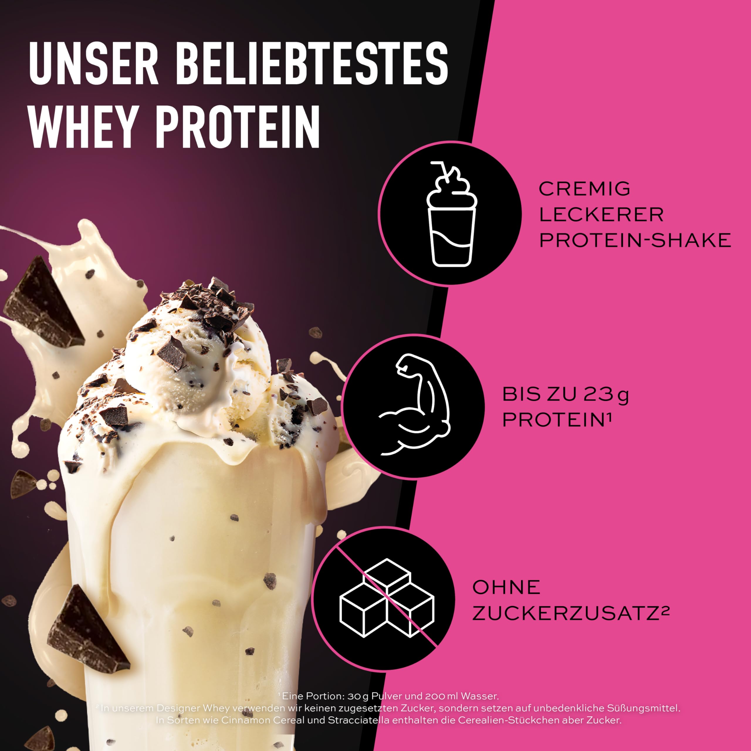 ESN Designer Whey Dose, Stracciatella, 908 g