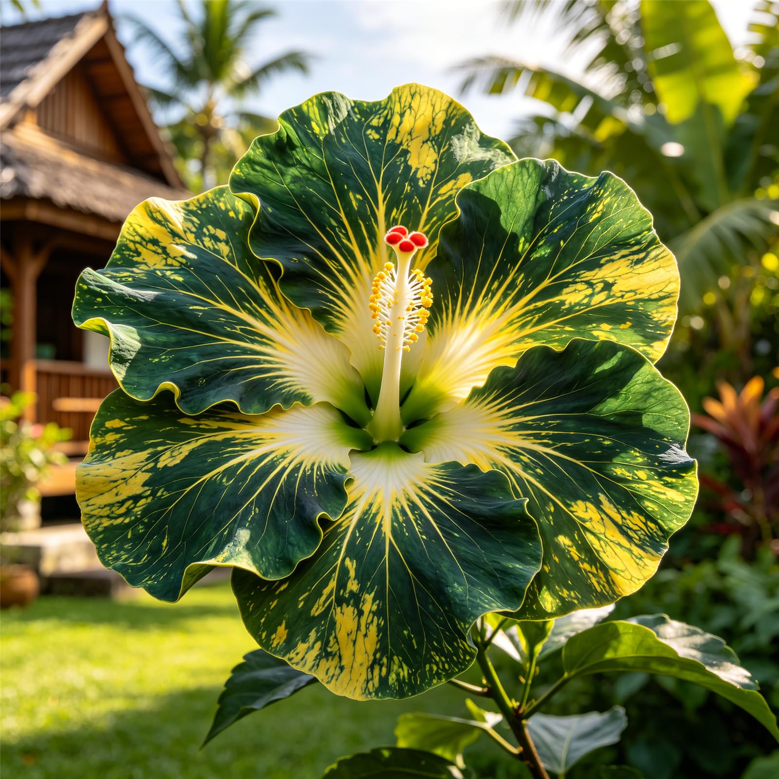 Perennial Hibiscus Bulbs for Planting UK-Rare-Grow Well-Mix Color-Excellent Display-Suitable for Indoor & Outdoor-1Bulbs-G