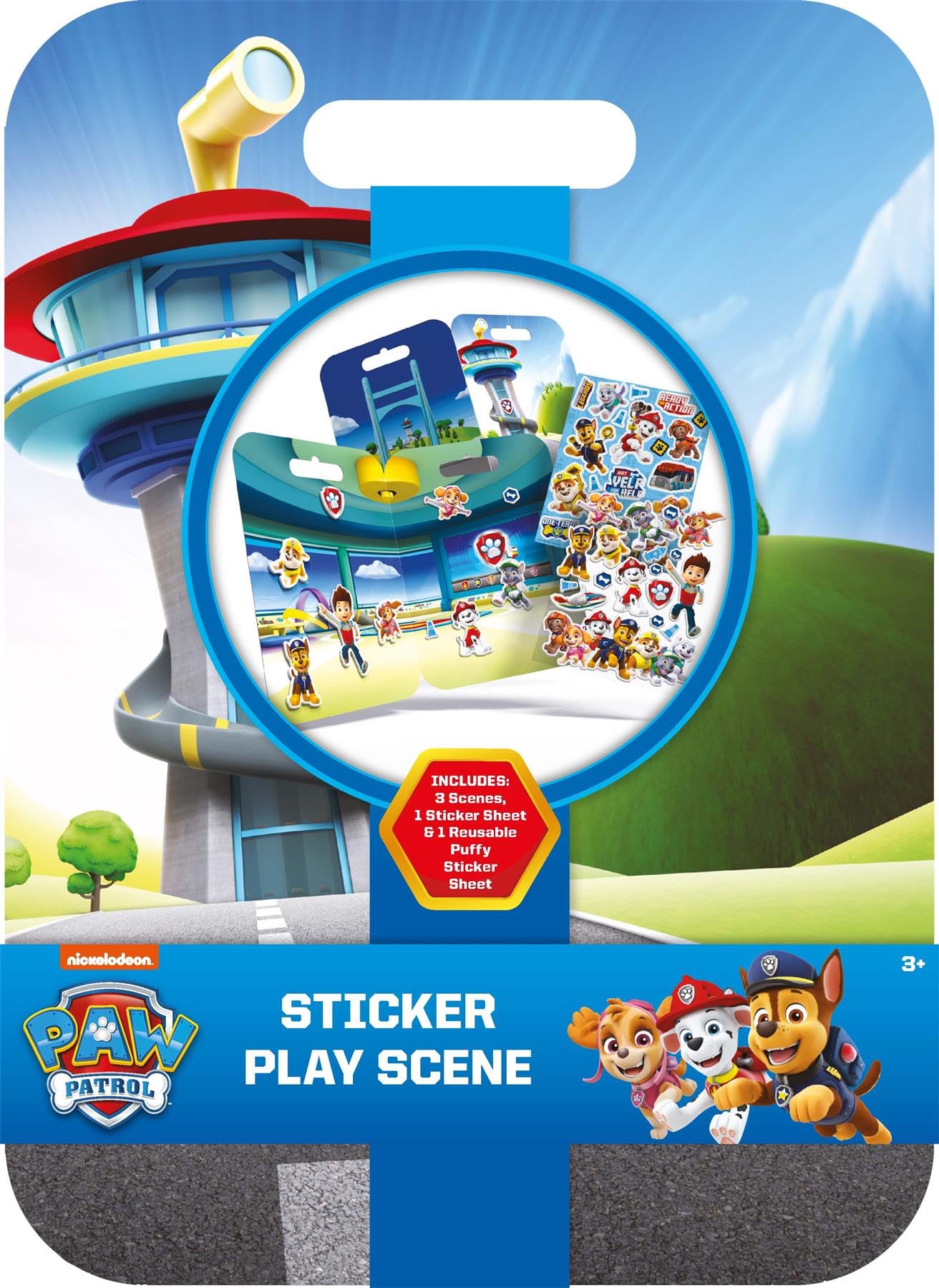 Paw Patrol Blue Sticker Play Scenes Stickers Kids Childrens Creative Activity Ages 3+