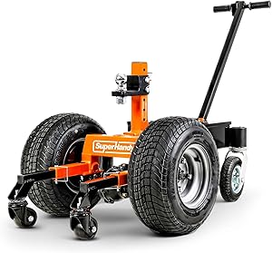 SuperHandy Electric Trailer Dolly – 24V 800W Heavy Duty Motor, Adjustable Thumb Throttle, Reverse/Drive Switch (6 Wheel, 7500 lb)