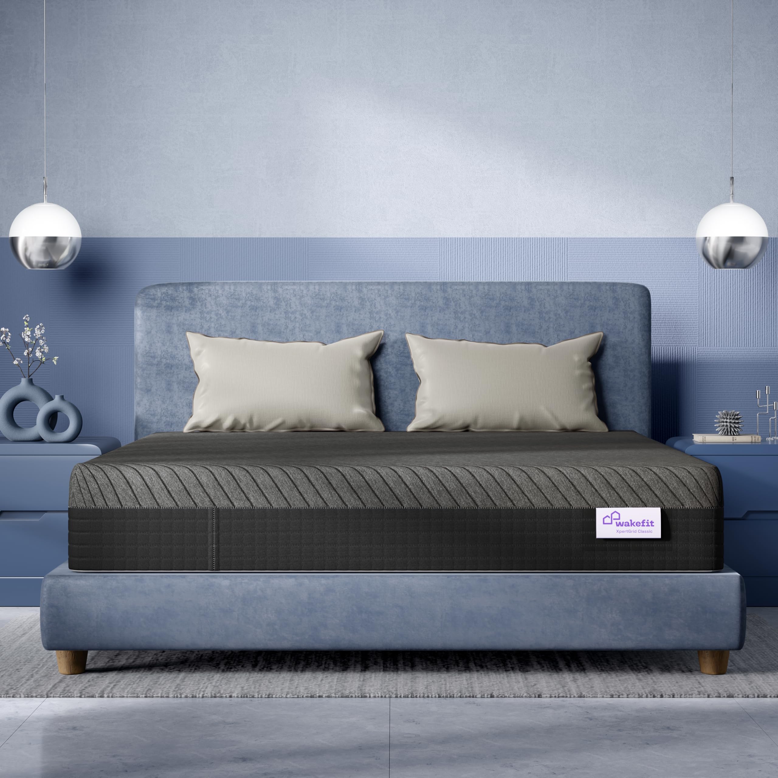 Wakefit XpertGrid Single Size Bed Mattress | 3300+ Air Channels | Cooling Mattress | 10 Years Warranty (76x36x6 Inches)