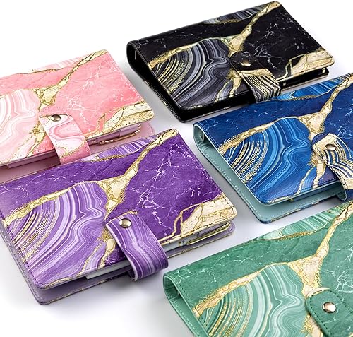 Miniatura 6 de Carpeta de presupuesto con sobres de efectivo con cremallera y hojas de gastos para presupuestar y ahorrar dinero, organizador de dinero para