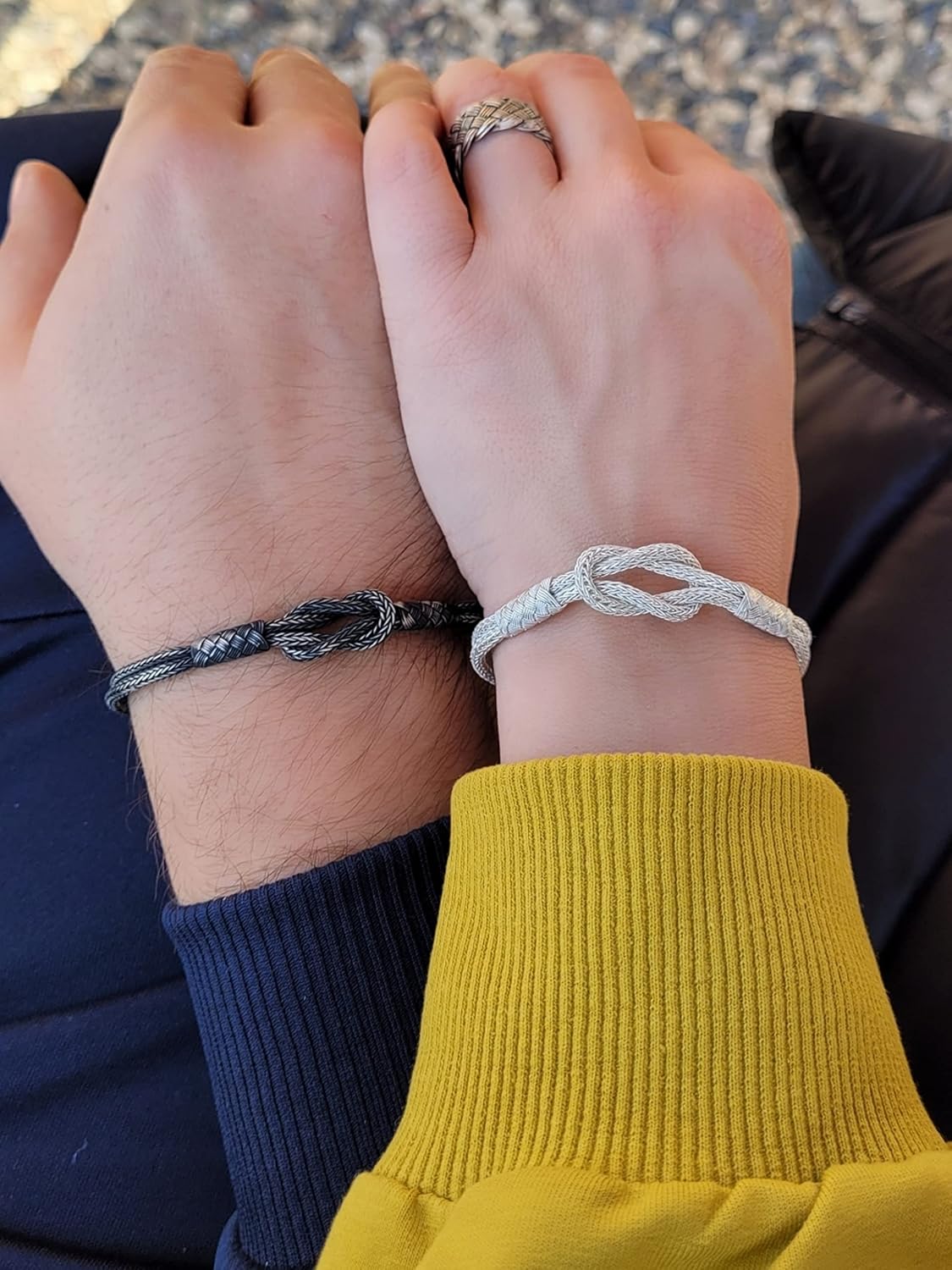 couple bracelets, silver matching bracelets for couples, sterling silver bracelet, sterling silver viking bracelet,