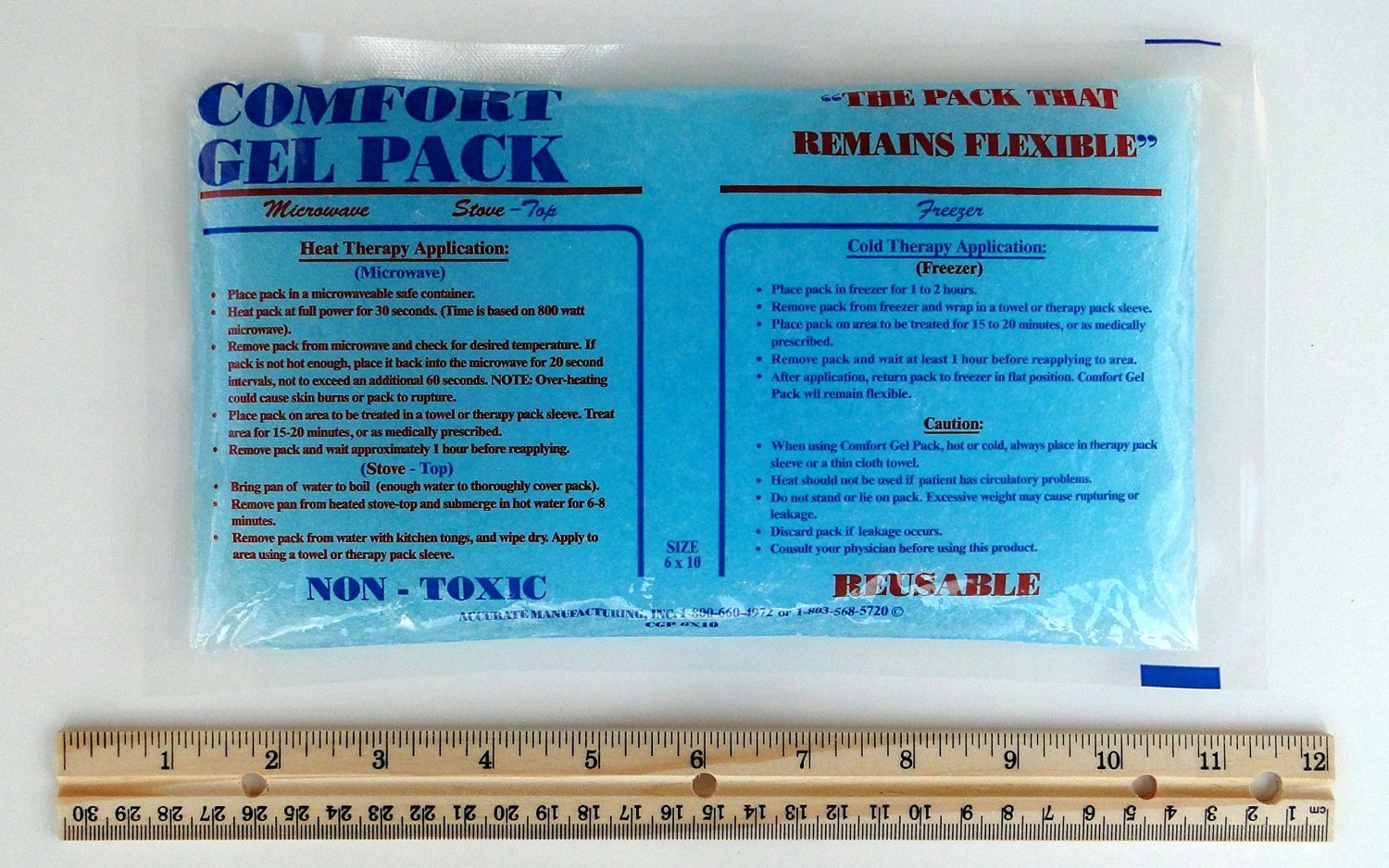 de Ice Pack (6x10 Size), 5 Pack