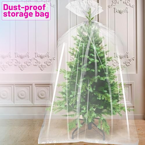 Miniatura 6 de 6 piezas de bolsas grandes para globos de 98.4 x 59 pulgadas para transporte, bolsa grande de almacenamiento de globos de plástico, bolsa