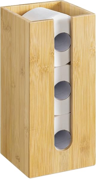 Navaris Bamboe Toiletrolhouder