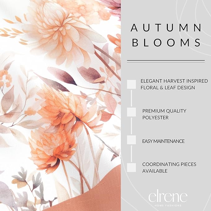 Servilletas de Tela Elrene Autumn Blooms 4 Piezas 43x43 cm miniatura 3