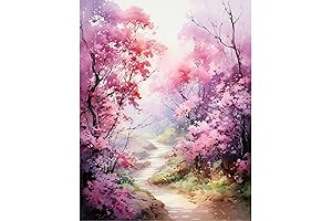 Didfig Easy DIY Paint by Numbers Kit for Adults Beginner Canvas