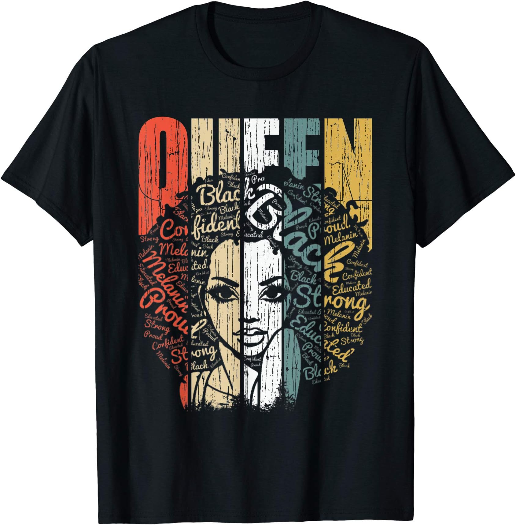 Juneteenth Shirts Women Black History Outfit Educated Queen T-ShirtOEKO-TEX STANDARD 100