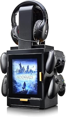 Hogwarts Legacy überstiegt 40 Millionen Verkäufe, Nachfolger kann ungestört produziert werden 9 81FFrE+TRLL. AC SY450 Numskull Official Hogwarts Legacy LED Light Gaming Locker, Controller Holder & Headset Stand for PS4/PS5 & Xbox Series X|S - Multiple LED Lighting Settings - Official Harry Potter Merchandise