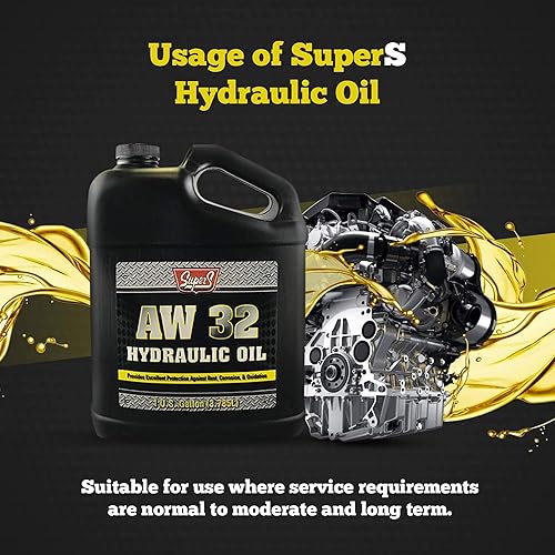 Miniatura 2 de Super S Aceite hidráulico antidesgaste AW32 para divisores de troncos y madera, engranajes y aceite de compresor, protección contra el óxido y la