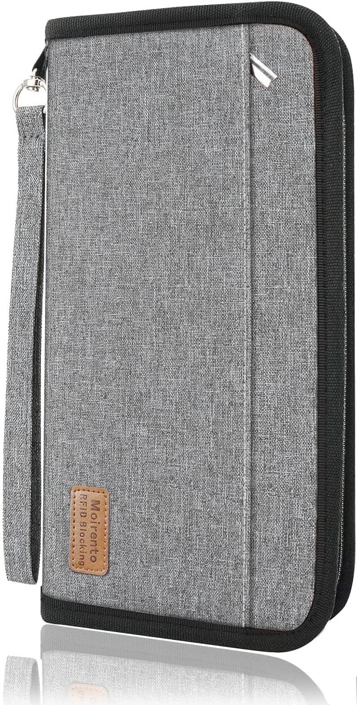 MOIRENTO, Family Passport Holder, Travel Document Holder, Passport Holder Travel Wallet, Travel Organiser,3,4,5 Passports, Passport Wallet, Passport Bag, RFID Blocking, for Women, Men, Grey, Gray, UK MOIRENTO, Family Passport Holder, Travel Document Holder, Passport Holder Travel Wallet, Travel Organiser,3,4,5 Passports, Passport Wallet, Passport Bag, RFID Blocking, for Women, Men, Grey, Gray, UK