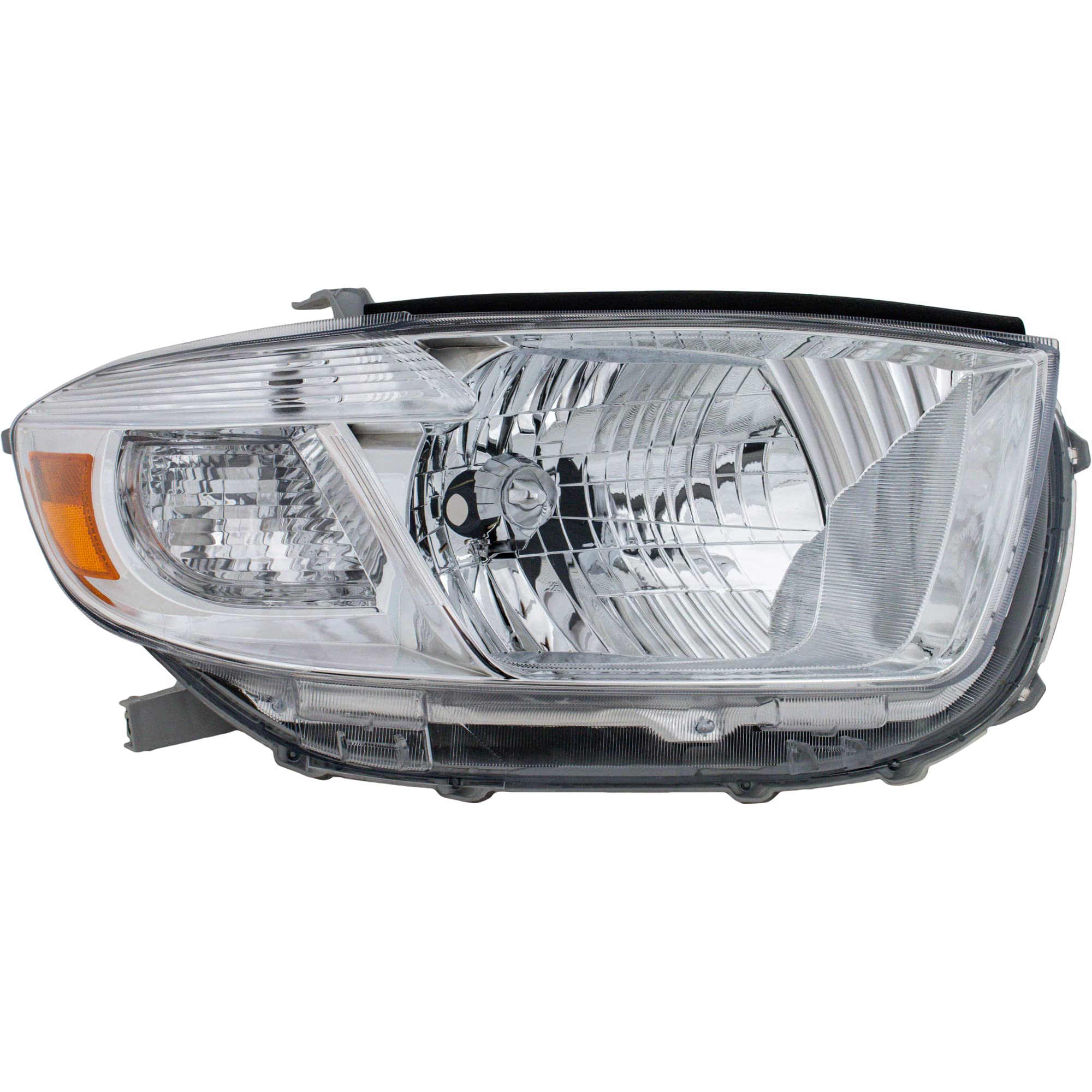 Evan Fischer Passenger Side Headlight for Toyota Highlander 2008-2010 Halogen Without bulb(s) Japan Built Vehicle, Without Sport Package Replaces# 8113048470