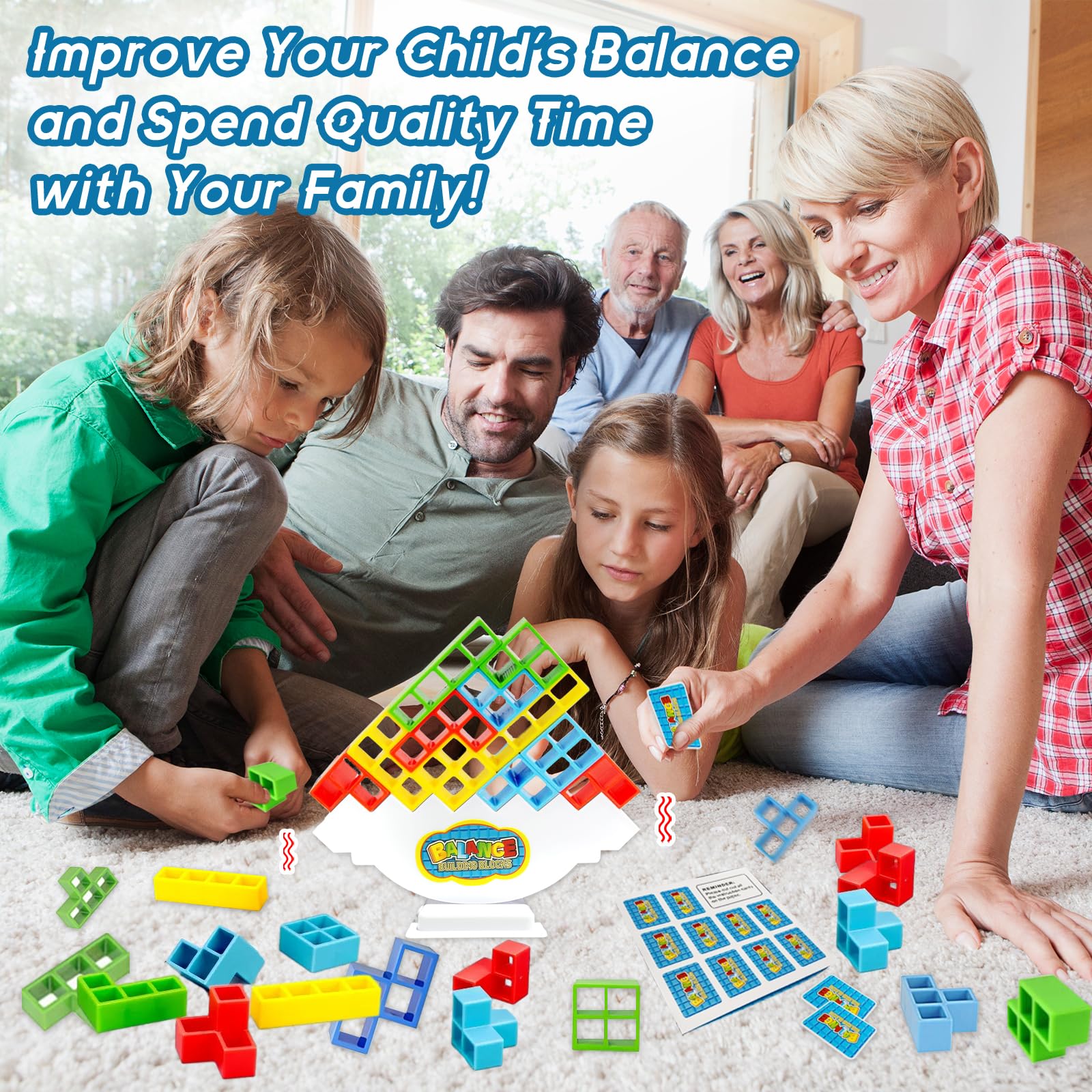 thumbnail image 2 of Five Level Balance Tree Game, Math Stacking Key Training Game Toys, Party Interactive Game Toys 2 of 14