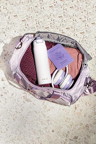 Miniatura 10 de Ello Pop & Fill Botella de agua de acero inoxidable con tecnología QuickFill  Metal aislado al vacío de doble pared  Tapa de bloqueo a prueba de