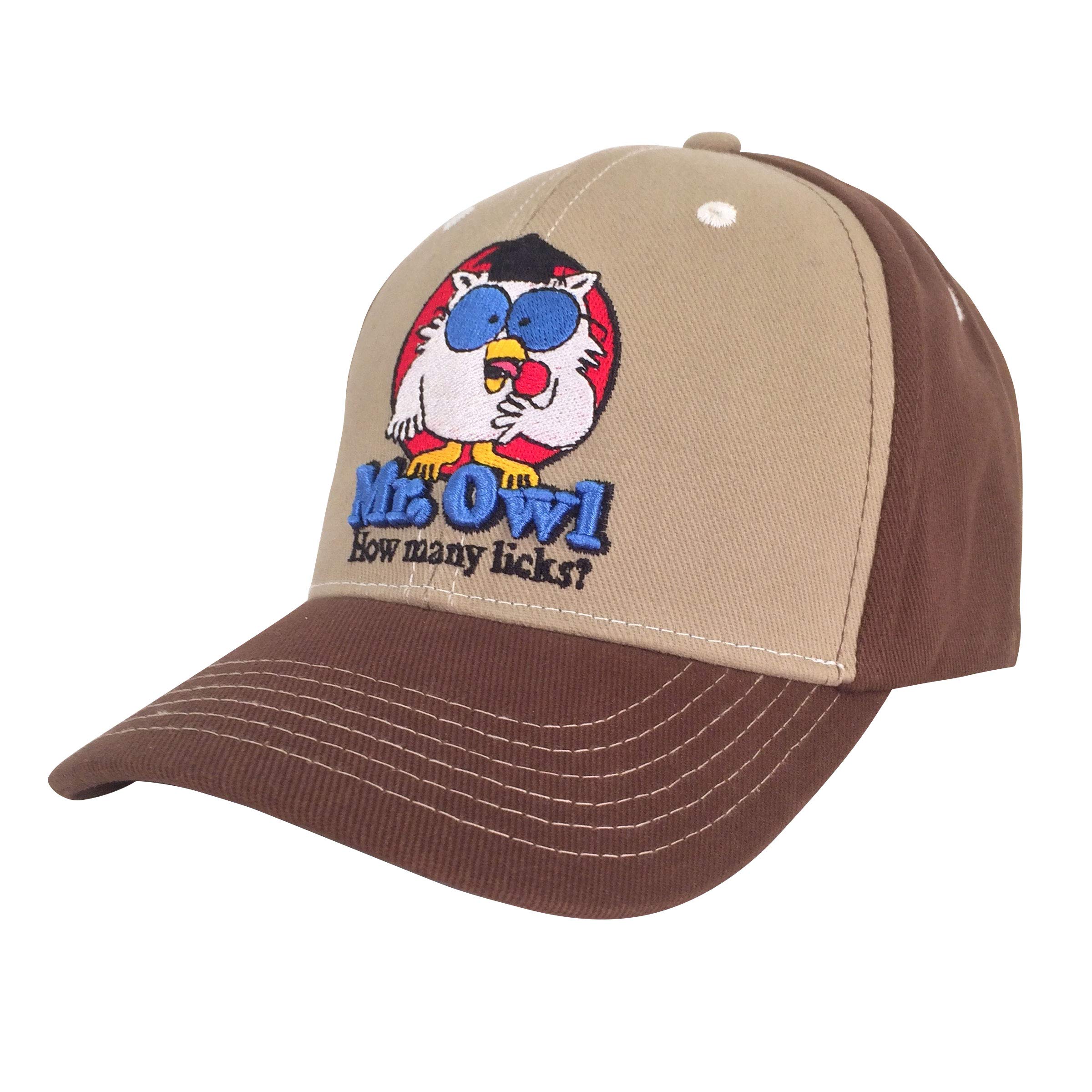 Tee LuvMr Owl How Many Licks Hat - Retro Tootsie Roll Pop Candy Hat