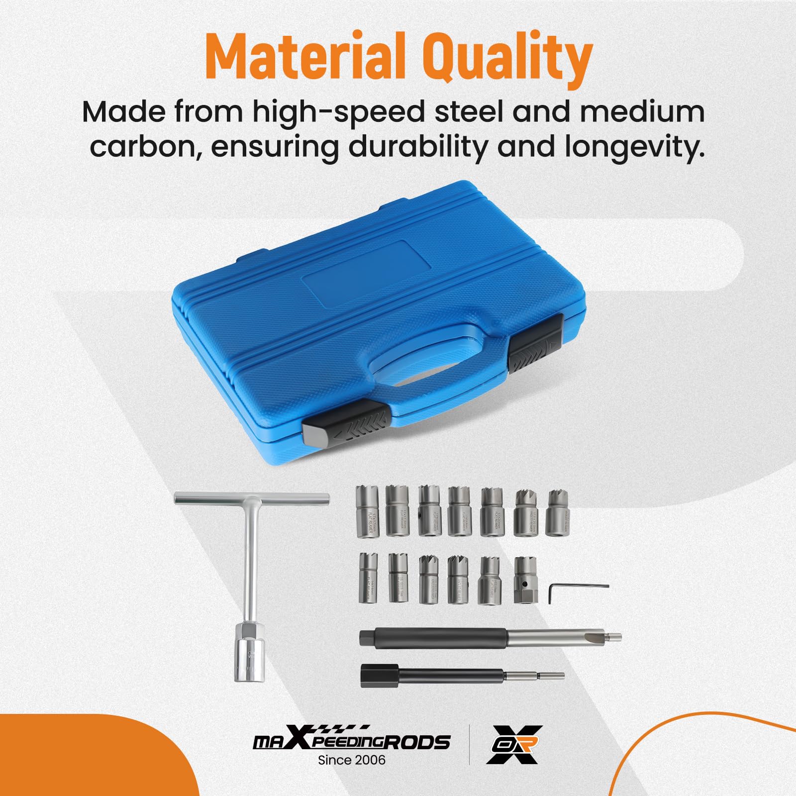maXpeedingrods Injector Seats Cutter Set Universal Tool Kit 17p Engine timing tool kit sets new