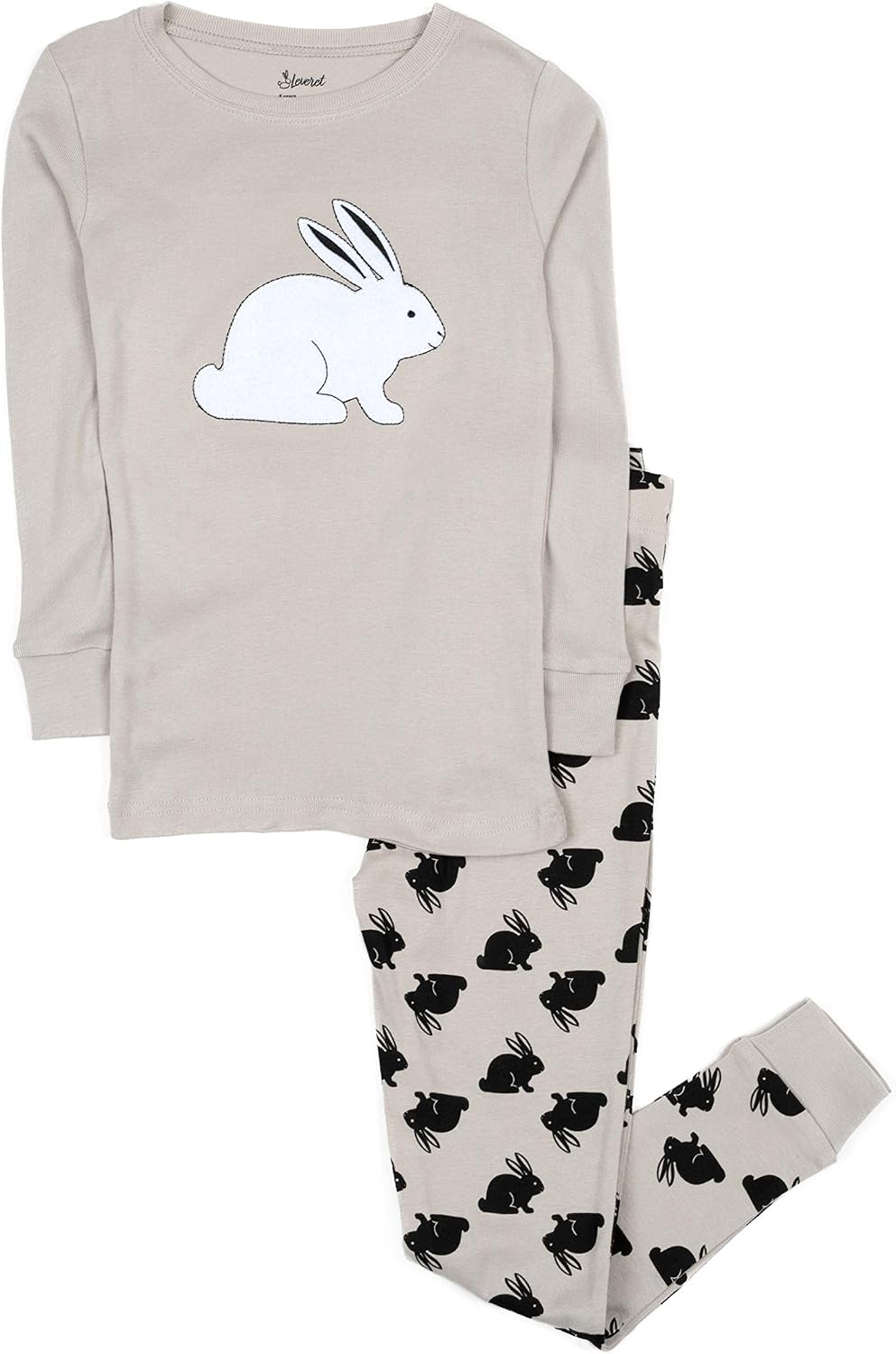 Leveret Kids Pajamas Boys & Girls Cars Trucks 2 Piece Pajama Set 100% Cotton (Size 2-14 Years)