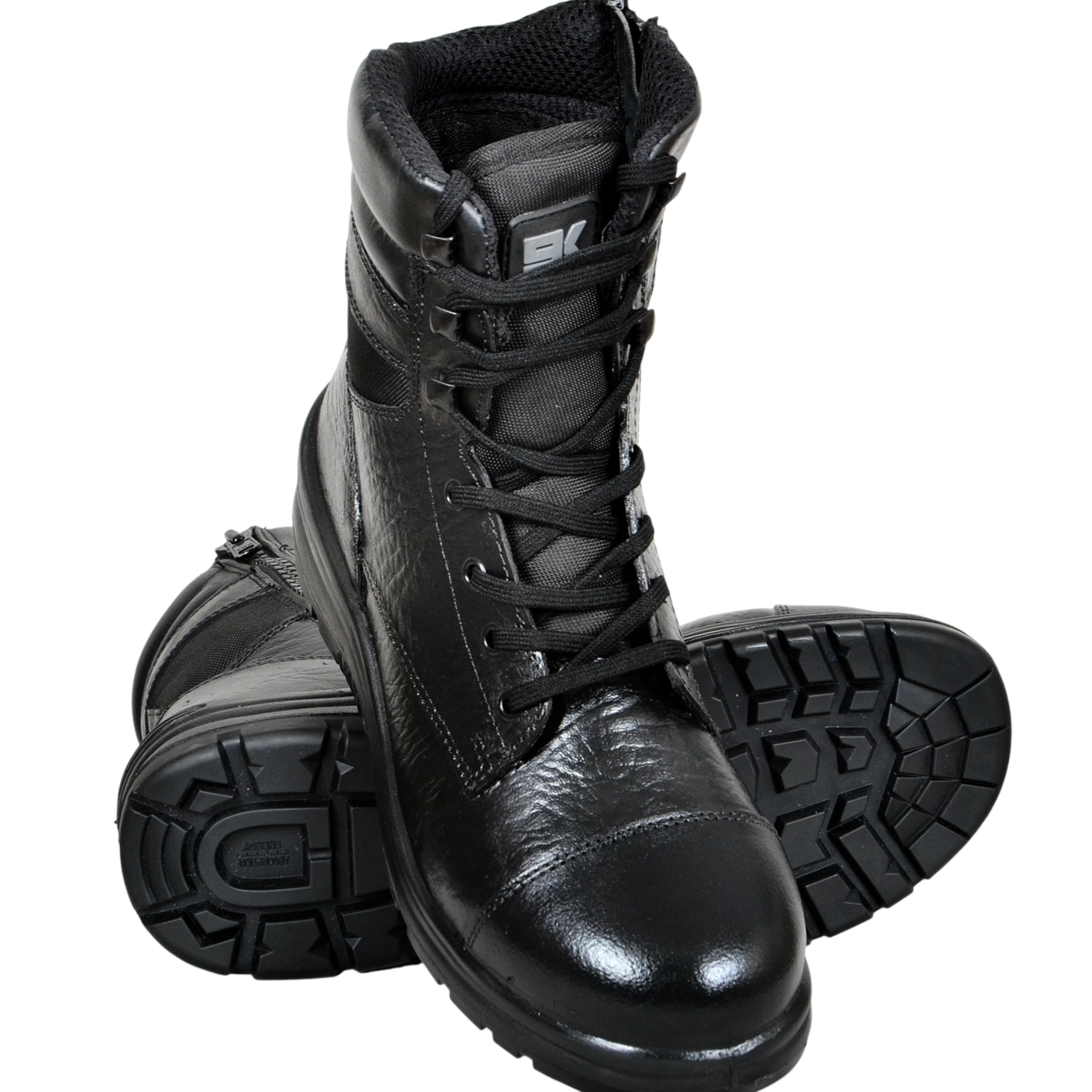 9k Para-1006 Military Boots for Men | Tactical Combat Boots | High Ankle Army Boots | Durable Outdoor Patrol & Trekking Footwear | All-Terrain Lace-Up Military Boot | Black-picture-16