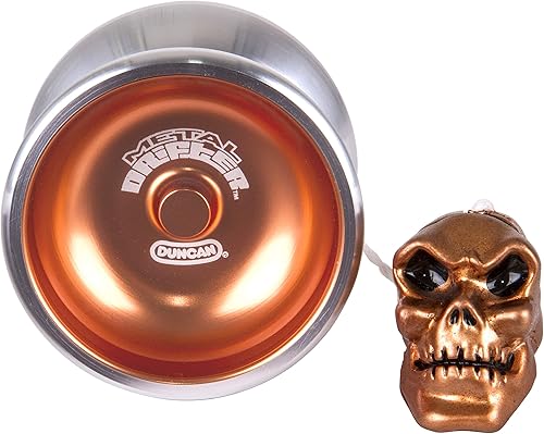 Duncan Toys Metal Drifter - Yoyó de cuerda con contrapeso, eje de rodamiento de bolas y cuerpo de aluminio, naranja
